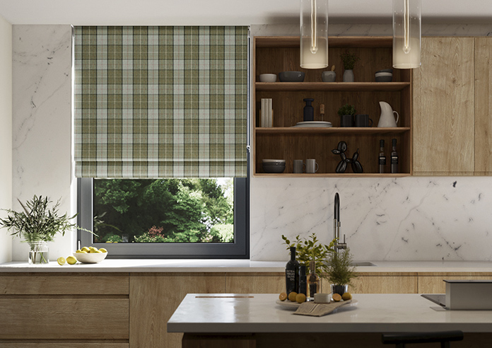 Laura Ashley Alfriston, Sage - Twist&Fit Roman Blind - Image 3